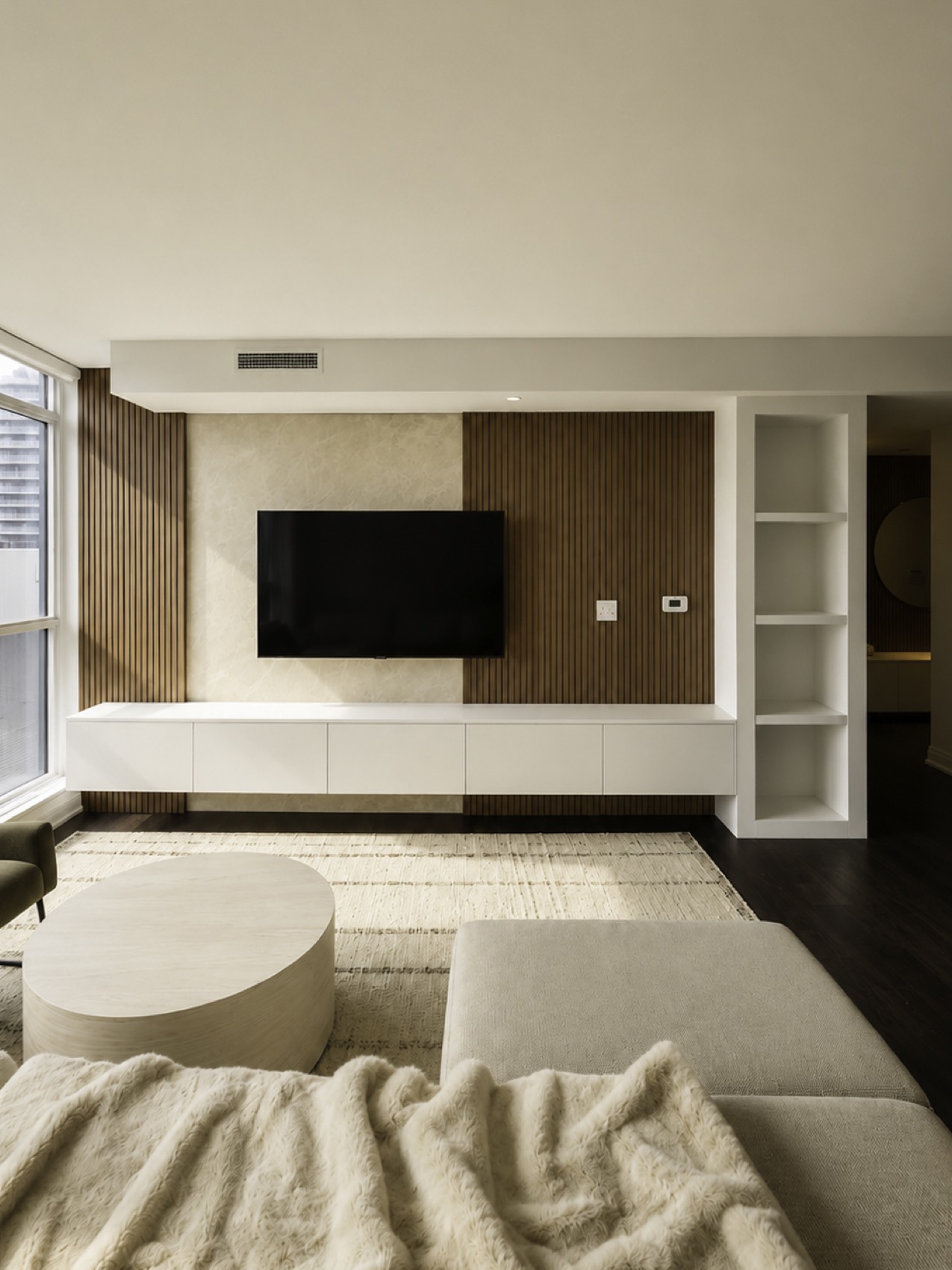 Illuminated Wall Unit & Fireplace 2