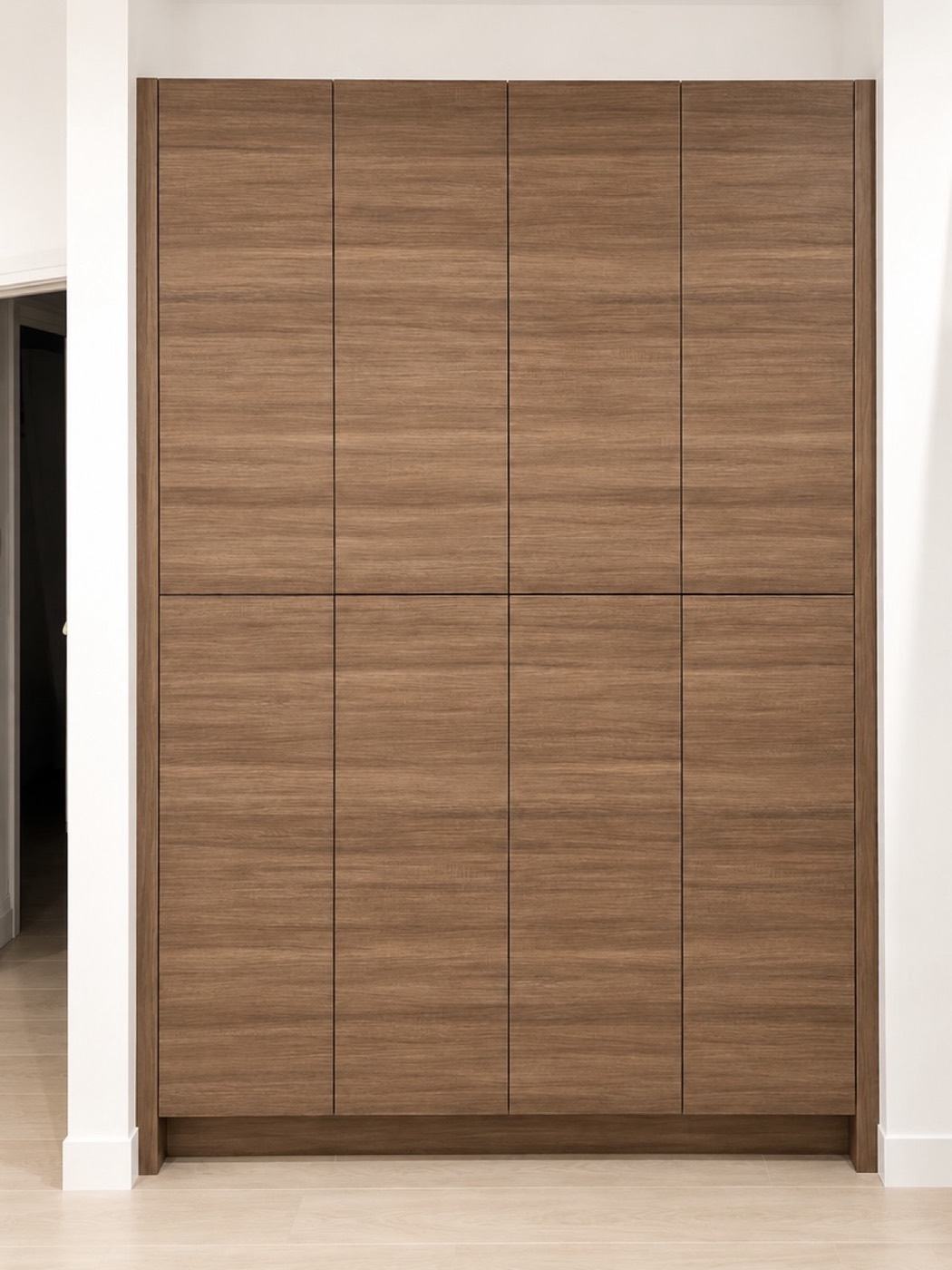 Milling stage of a Panda Reno custom cabinetry project